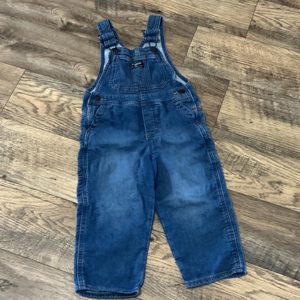 OshKosh B'gosh Classic Blue Overalls 3T